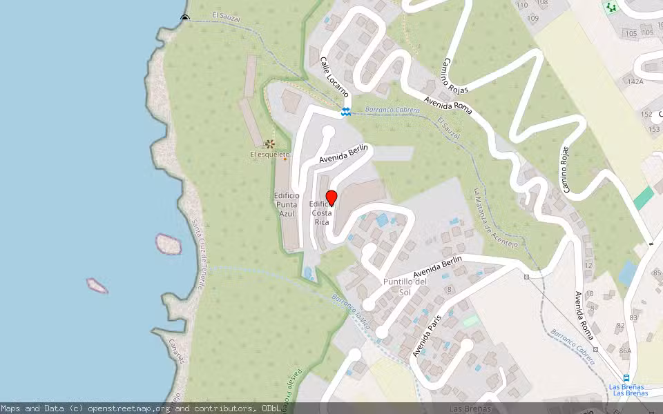 Mapa de Subasta Inmueble (Garaje) en La Matanza De Acentejo, Santa Cruz de Tenerife