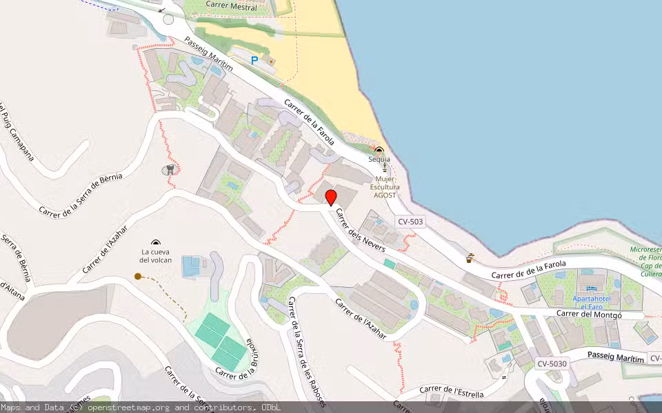 Mapa de Subasta Inmueble (Otros) en Cullera, Valencia/València