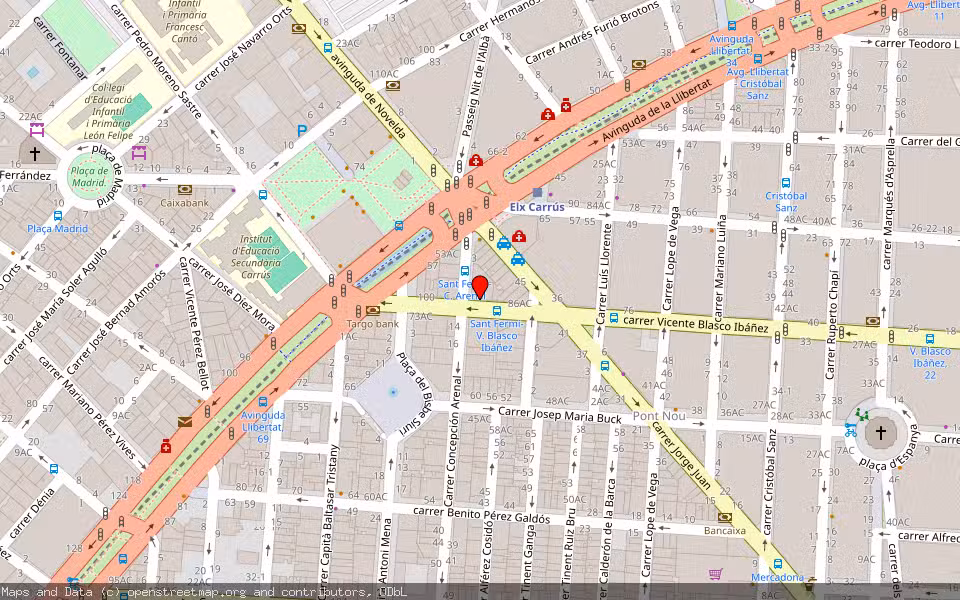 Mapa de Subasta Inmueble (Vivienda) en Elx, Alicante/Alacant