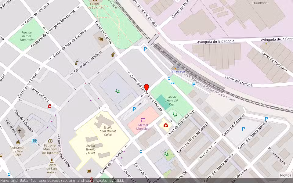 Mapa de Subasta Inmueble (Vivienda) en Vila-seca, Tarragona