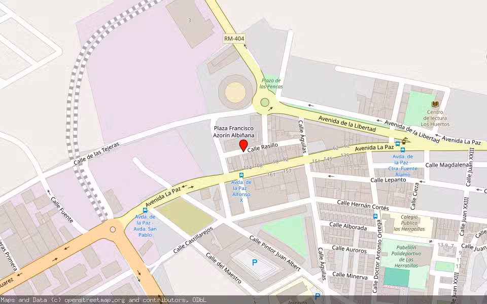 Mapa de Subasta Inmueble (Garaje) en Yecla, Murcia