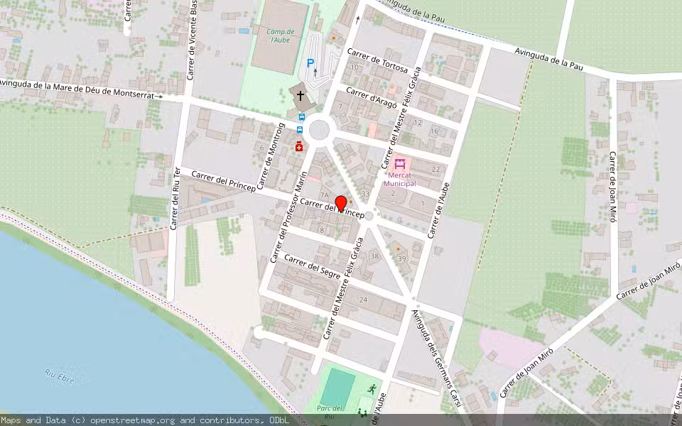 Mapa de Subasta Inmueble (Vivienda) en Deltebre, Tarragona