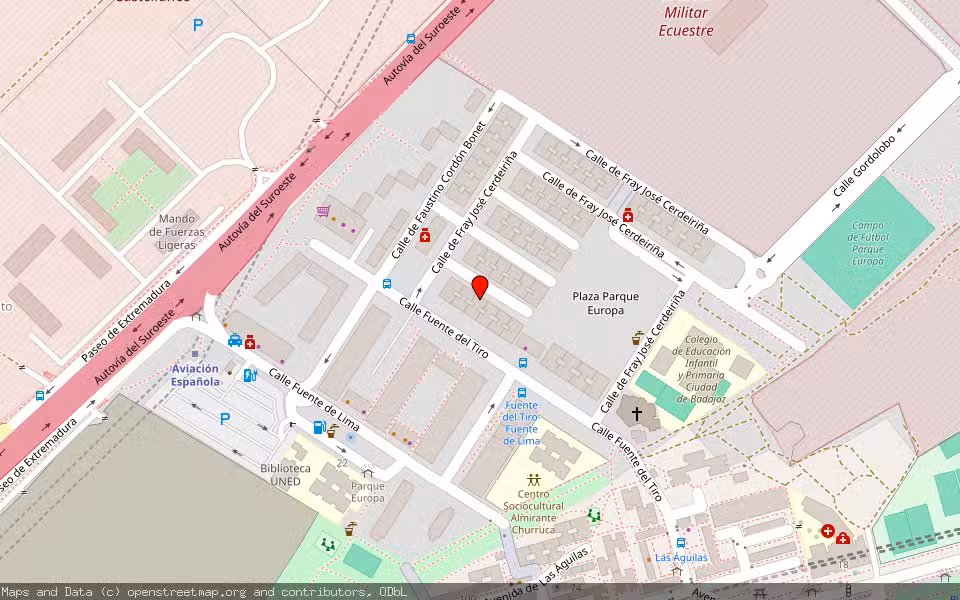 Mapa de Subasta Inmueble (Vivienda) en Madrid