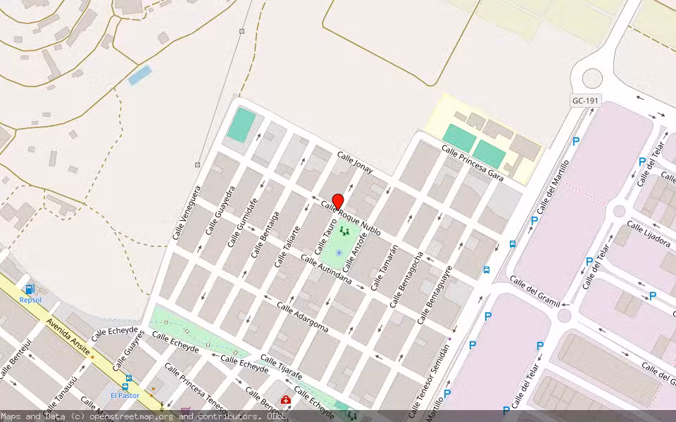 Mapa de Subasta Inmueble (Vivienda) en Agüimes, Las Palmas