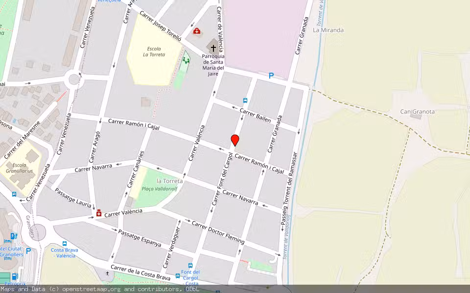 Mapa de Subasta Inmueble (Vivienda) en La Roca Del Vallès, Barcelona