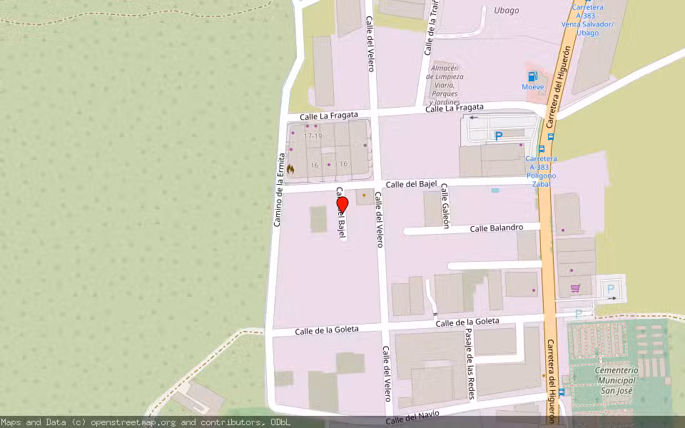 Mapa de Subasta Inmueble (Otros) en La Linea De La Concepcion, Cádiz