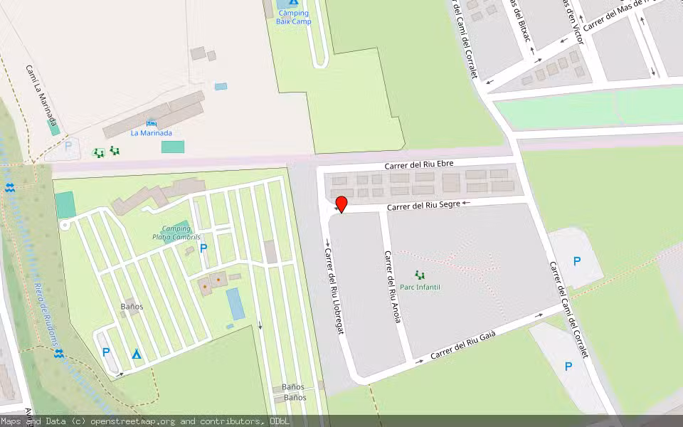 Mapa de Subasta Inmueble (Vivienda) en Cambrils, Tarragona