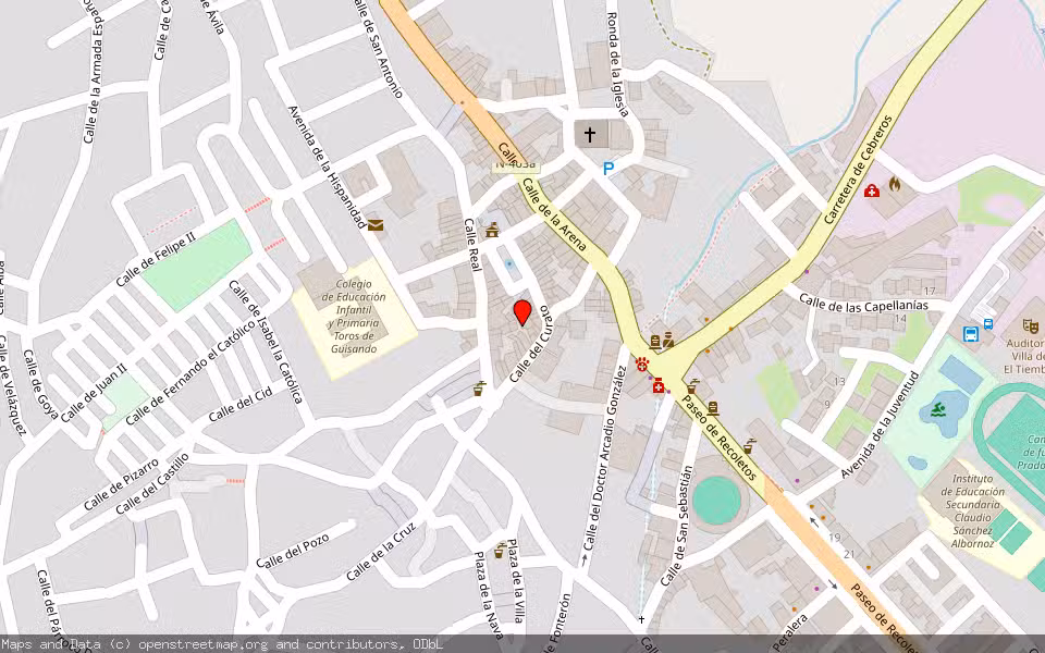 Mapa de Subasta Inmueble (Otros) en El Tiemblo, Ávila
