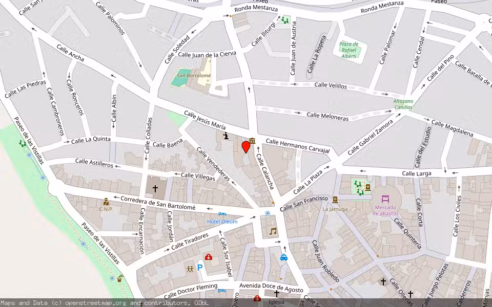 Mapa de Subasta Inmueble (Vivienda) en Andujar, Jaén