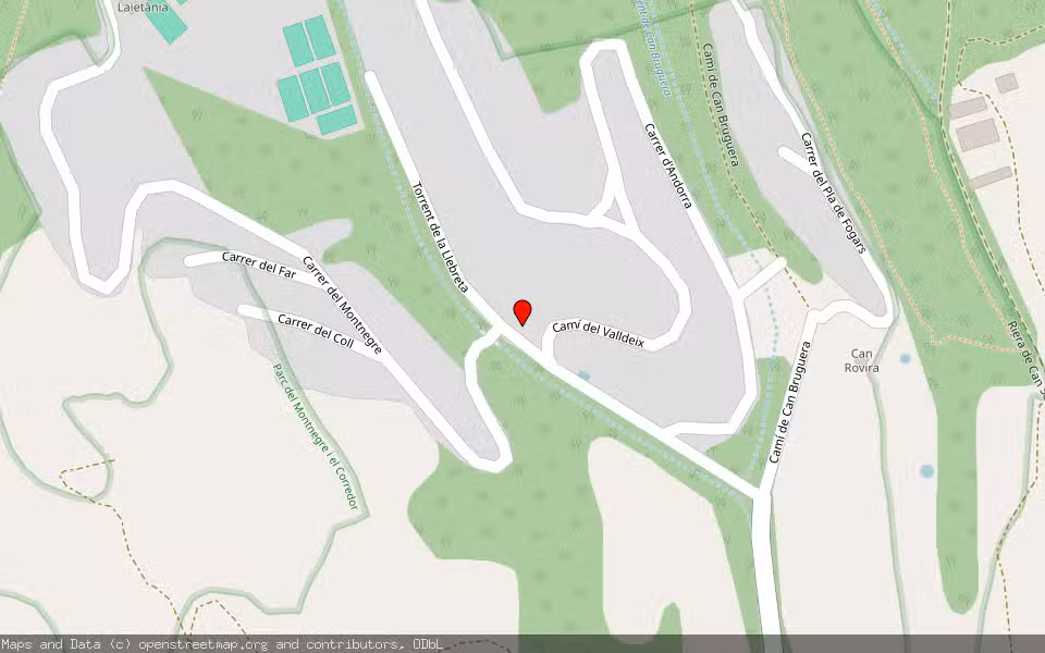 Mapa de Subasta Inmueble (Vivienda) en Mataró, Barcelona