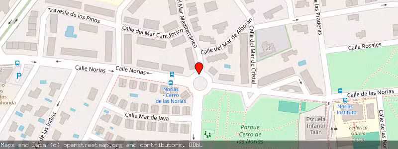 Mapa de Subasta de Inmueble (Solar) en Majadahonda, Madrid 
