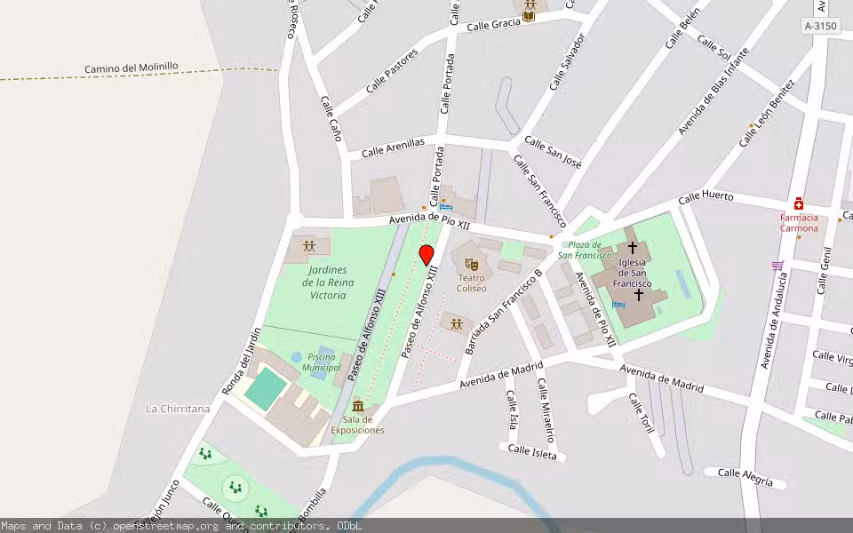 Mapa de Subasta Inmueble (Finca rústica) en Palma Del Rio, Córdoba
