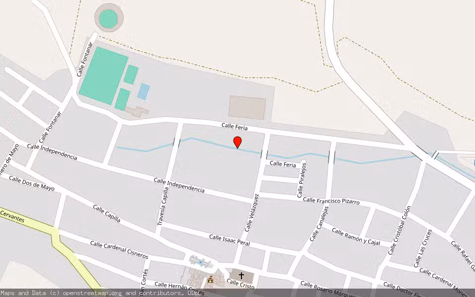 Mapa de Subasta Inmueble (Solar) en Chillon, Ciudad Real