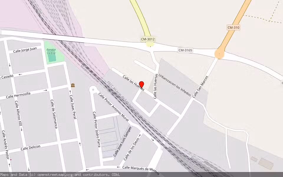 Mapa de Subasta Inmueble (Vivienda) en Alcazar De San Juan, Ciudad Real