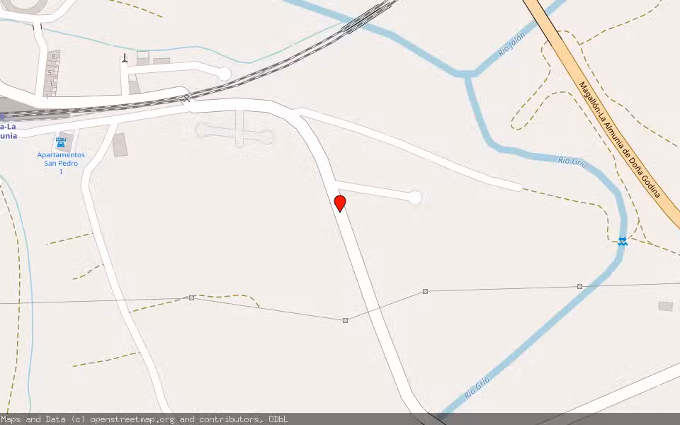 Mapa de Subasta Inmueble (Vivienda) en Ricla, Zaragoza
