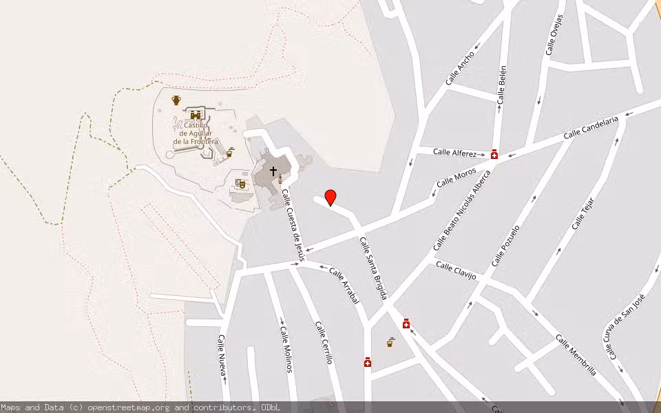 Mapa de Subasta Inmueble (Vivienda) en Aguilar De La Frontera, Córdoba