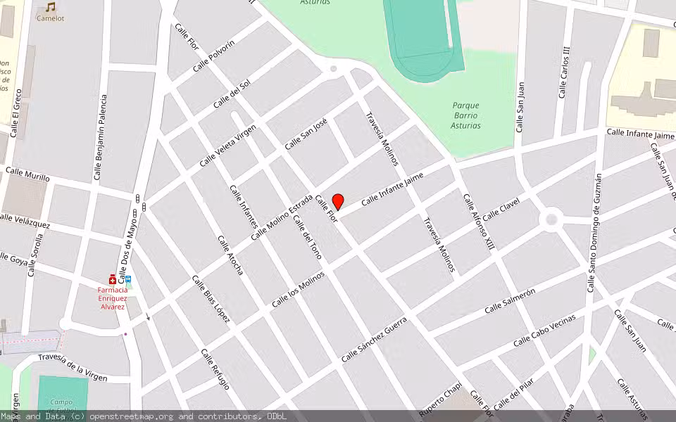 Mapa de Subasta Inmueble (Vivienda) en Villarrobledo, Albacete