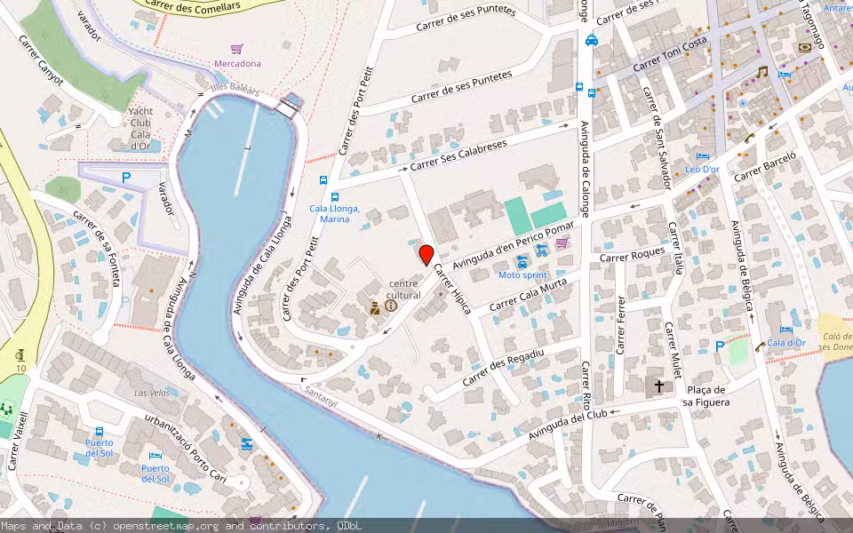 Mapa de Subasta Inmueble (Vivienda) en Santany, Illes Balears
