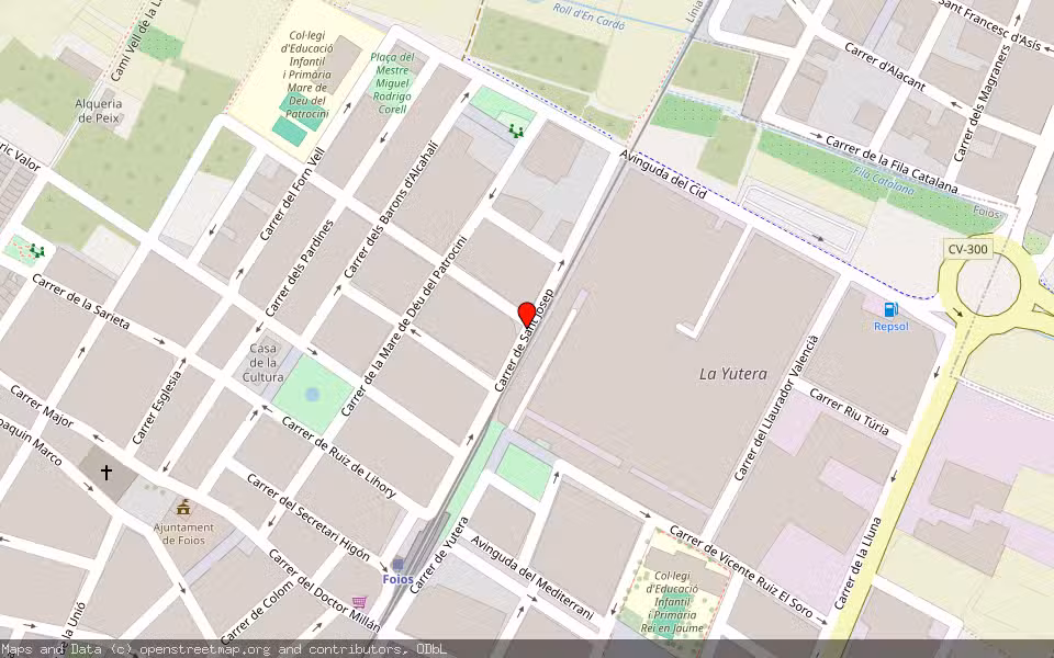 Mapa de Subasta Inmueble (Vivienda) en Foios, Valencia/València