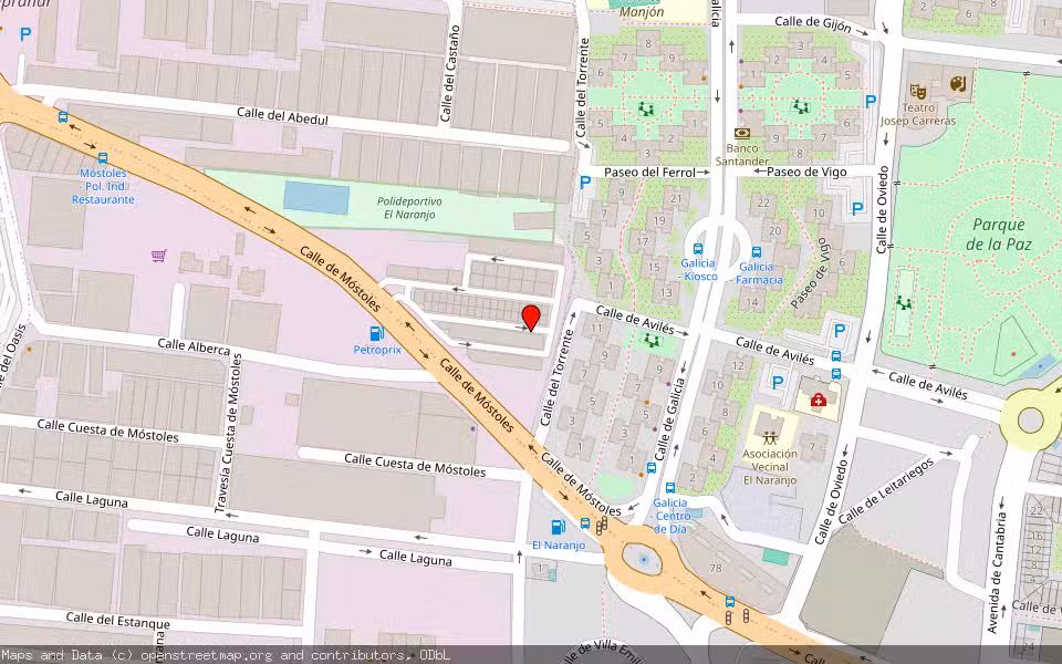 Mapa de Subasta Inmueble (Vivienda) en Fuenlabrada, Madrid