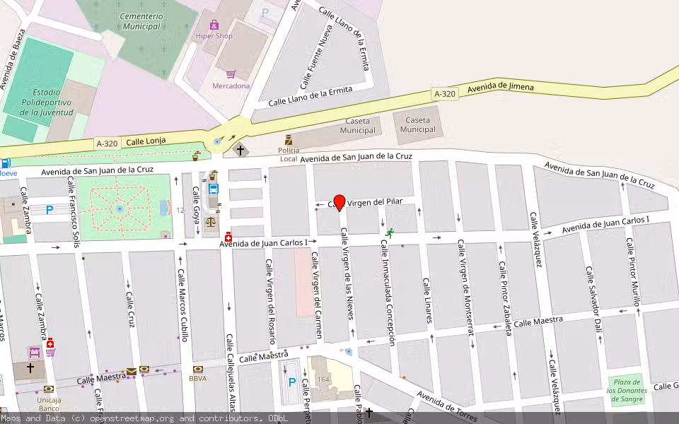 Mapa de Subasta Inmueble (Vivienda) en Mancha Real, Jaén