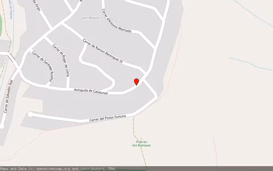 Mapa de Subasta Inmueble (Vivienda) en Vespella De Gaià, Tarragona