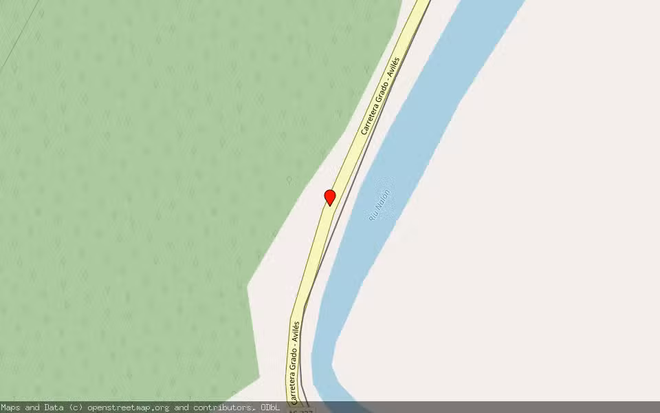 Mapa de Subasta Inmueble (Finca rústica) en Candamo, Asturias