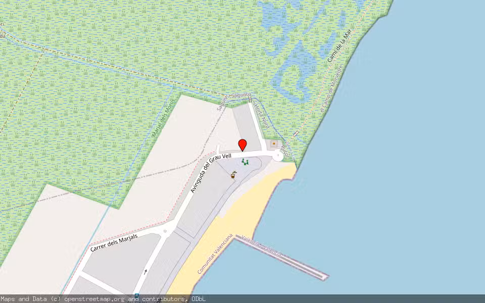 Mapa de Subasta Inmueble (Vivienda) en Playa De Puzol, Valencia/València