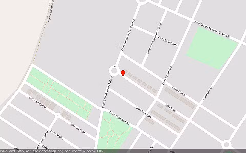 Mapa de Subasta Inmueble (Vivienda) en Cabanillas Del Campo, Guadalajara