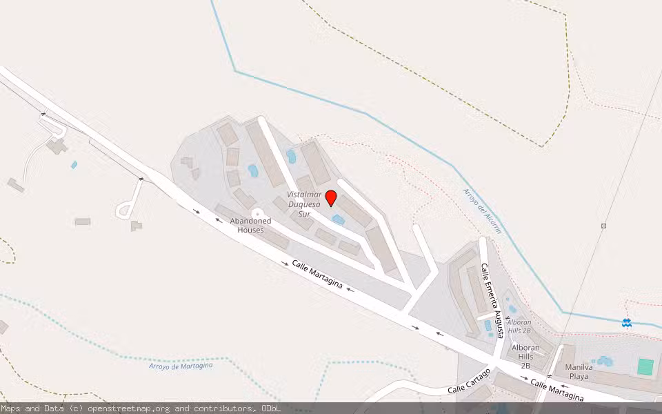 Mapa de Subasta Inmueble (Vivienda) en Manilva, Málaga
