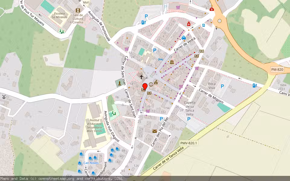 Mapa de Subasta Inmueble (Vivienda) en Formentera, Illes Balears