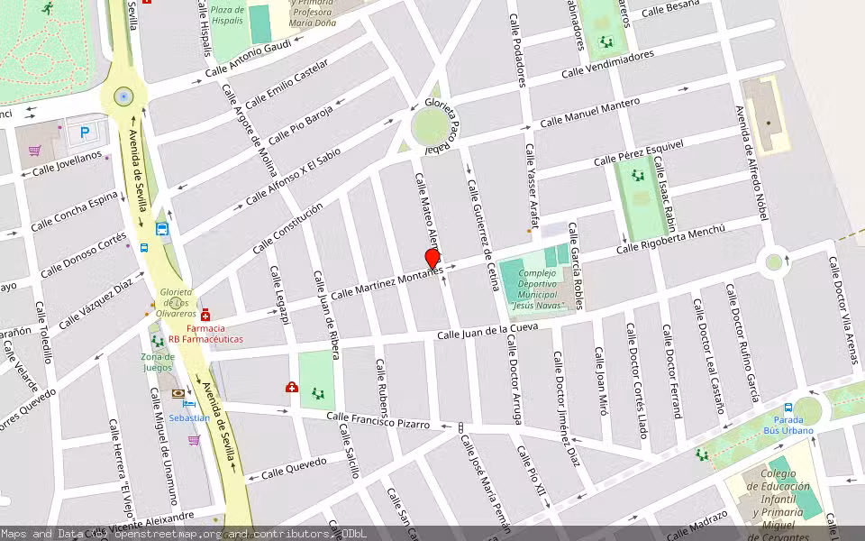 Mapa de Subasta Inmueble (Vivienda) en Los Palacios Y Villafranca, Sevilla