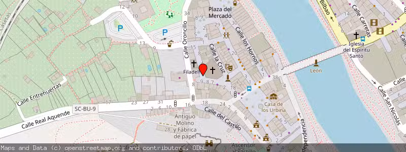 Mapa de Subasta de Inmueble (Garaje) en Miranda De Ebro, Burgos 