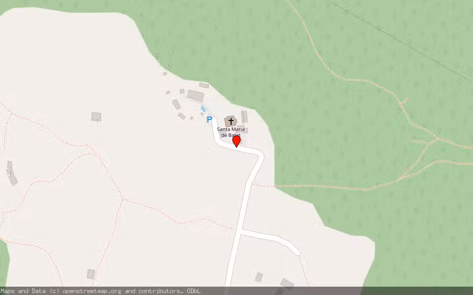 Mapa de Subasta Inmueble (Finca rústica) en Batet De La Serra (olot), Girona