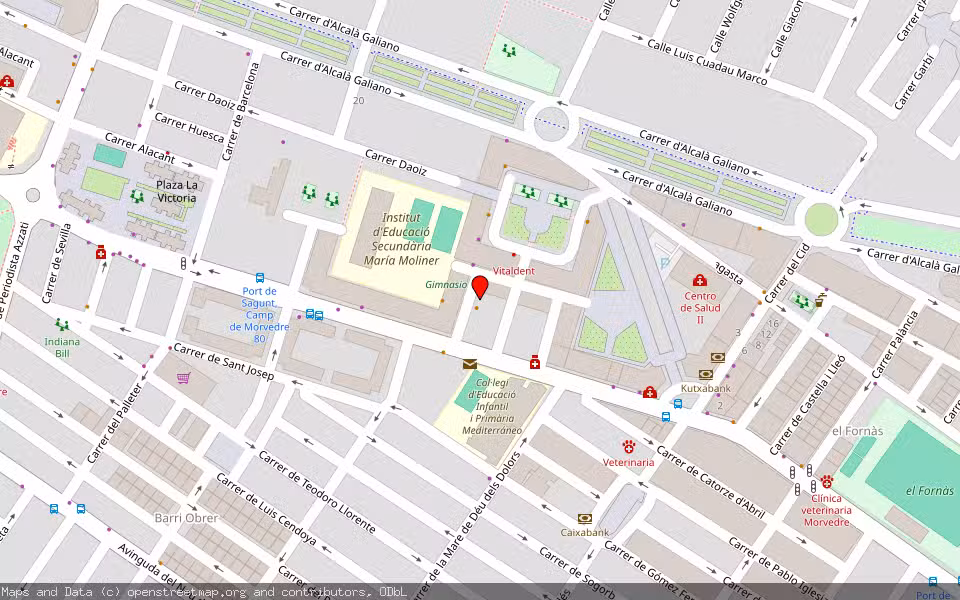 Mapa de Subasta Inmueble (Vivienda) en Sagunt/sagunto, Valencia/València