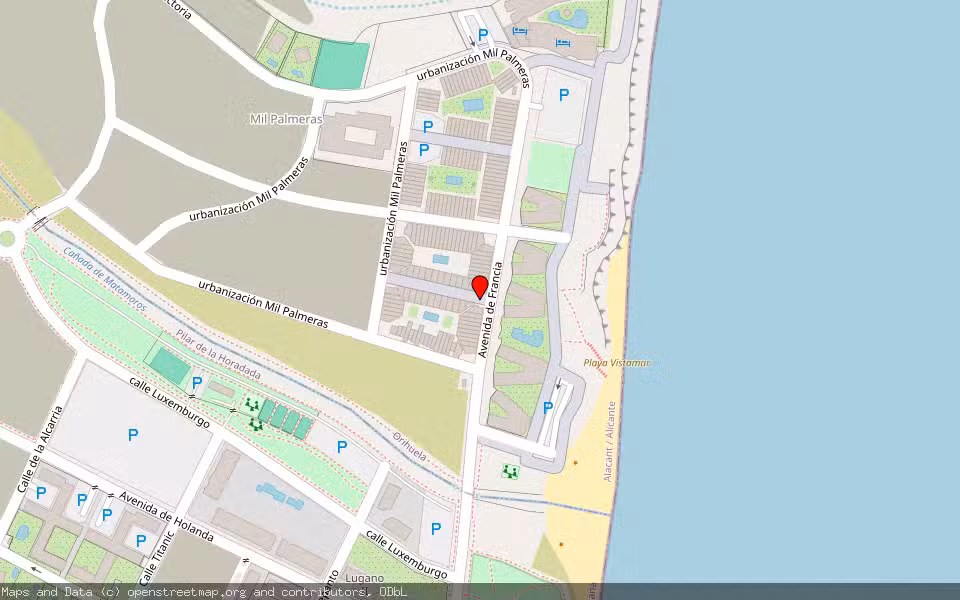 Mapa de Subasta Inmueble (Vivienda) en Orihuela, Alicante/Alacant