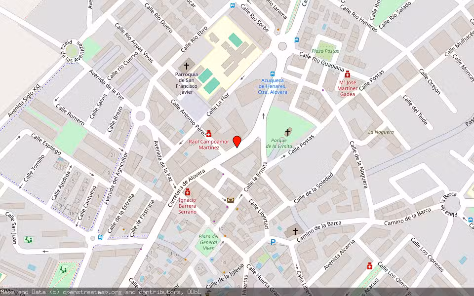 Mapa de Subasta Inmueble (Vivienda) en Azuqueca De Henares, Guadalajara