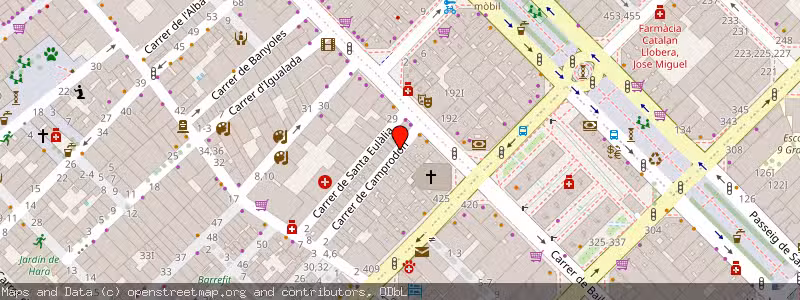 Mapa de Subasta de Inmueble (Otros) en Barcelona, Barcelona 