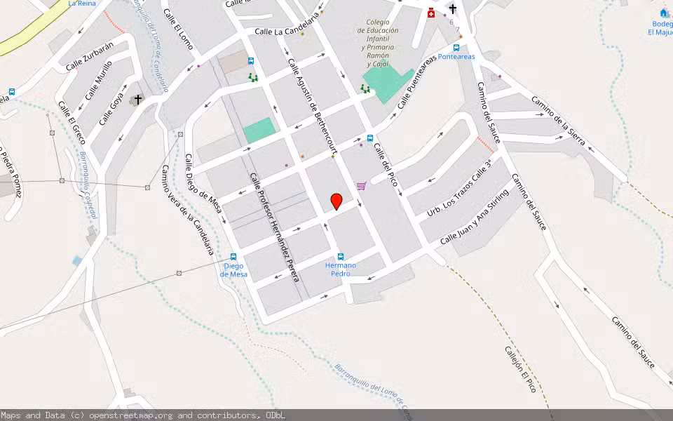 Mapa de Subasta Inmueble (Garaje) en Orotava (la), Santa Cruz de Tenerife