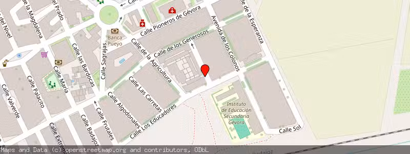 Mapa de Subasta de Inmueble (Finca rústica) en Badajoz, Badajoz 