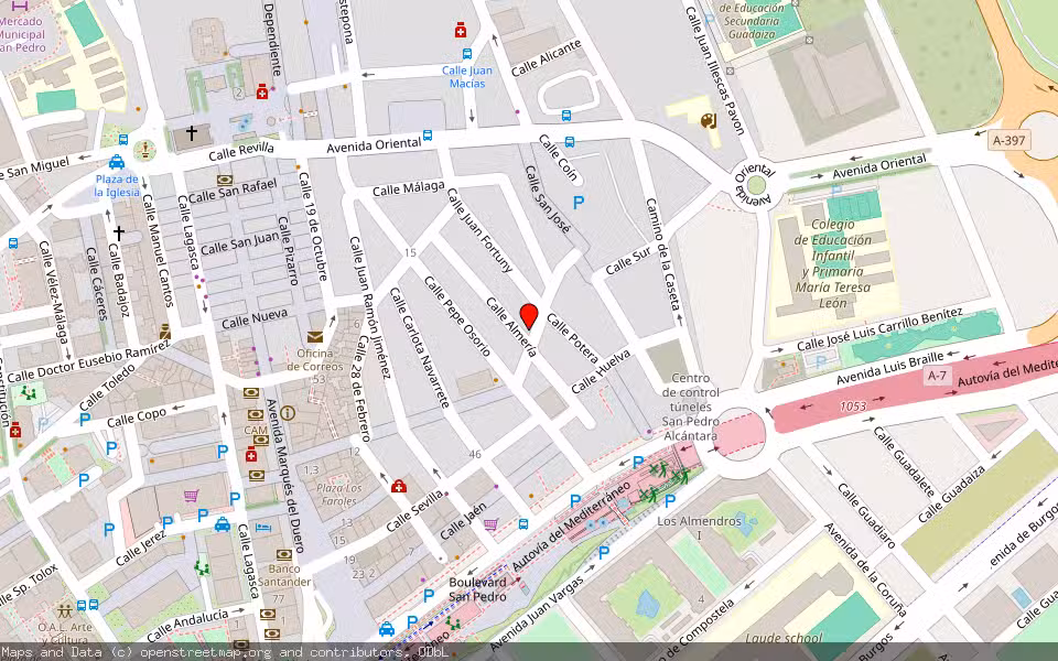 Mapa de Subasta Inmueble (Local comercial) en San Pedro De Alcantara ( Marbella ), Málaga