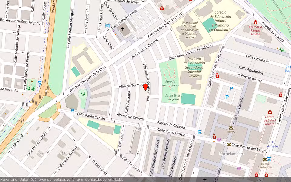 Mapa de Subasta Inmueble (Vivienda) en Sevilla