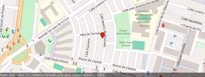 Mapa de Subasta de Inmueble (Vivienda) en Sevilla, Sevilla 