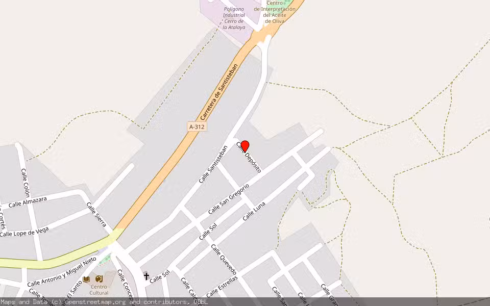 Mapa de Subasta Inmueble (Vivienda) en Navas De San Juan, Jaén