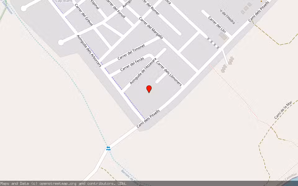 Mapa de Subasta Inmueble (Solar) en Peníscola/peñíscola, Castellón/Castelló