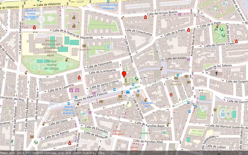 Mapa de Subasta Inmueble (Garaje) en Madriid, Madrid