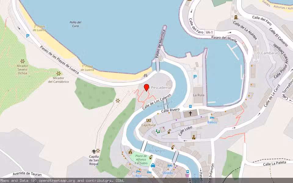 Mapa de Subasta Inmueble (Vivienda) en Valdes, Asturias