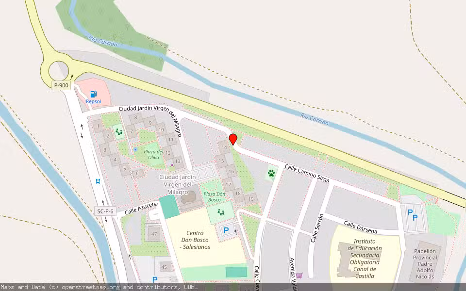 Mapa de Subasta Inmueble (Vivienda) en Villamuriel De Cerrato, Palencia