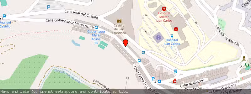 Mapa de Subasta de Inmueble (Vivienda) en Las Palmas De Gran Canaria, Las Palmas 