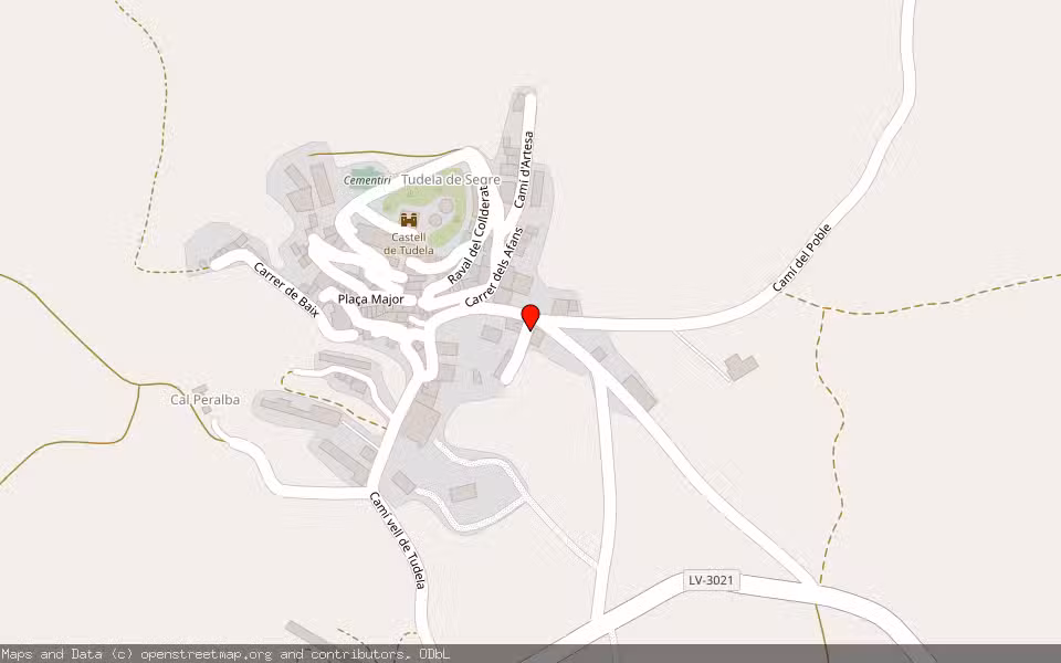Mapa de Subasta Inmueble (Vivienda) en Artesa De Segre, Lleida